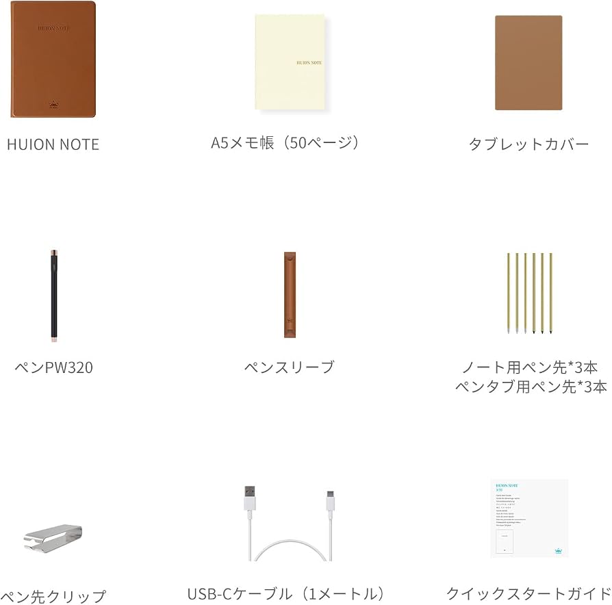 HUION NOTE A5 アナログデジタルノート スマート手書きノート